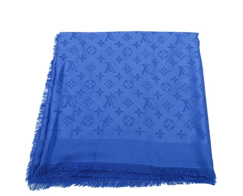 louis vuitton shawl electric blue|Louis Vuitton shawls outlet.